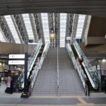 大阪駅の時空の広場への階段