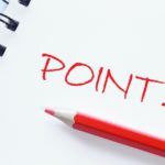 ノートに赤鉛筆で書かれたPOINT!の文字