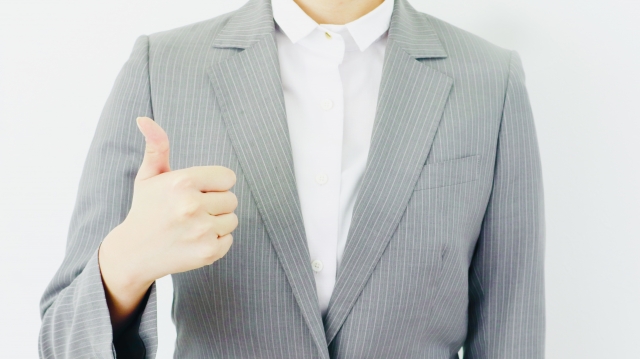 成功を喜ぶジェスチャー